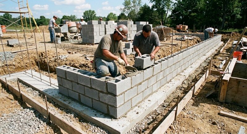 Brick Foundation Installation in Worcester, MA