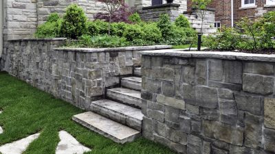 Stone Wall Replacement in Worcester, MA